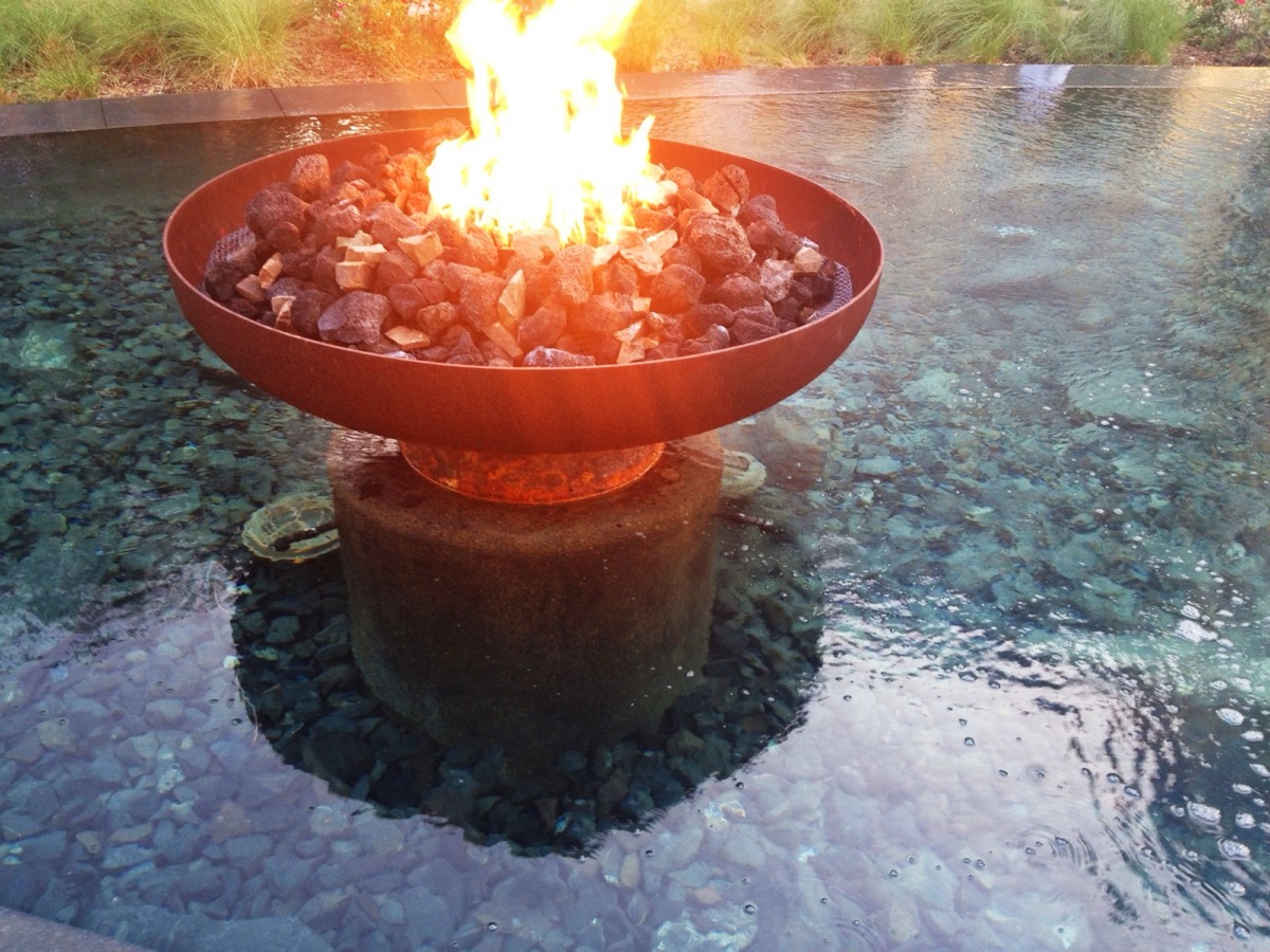 Fire bowl — Kona installation