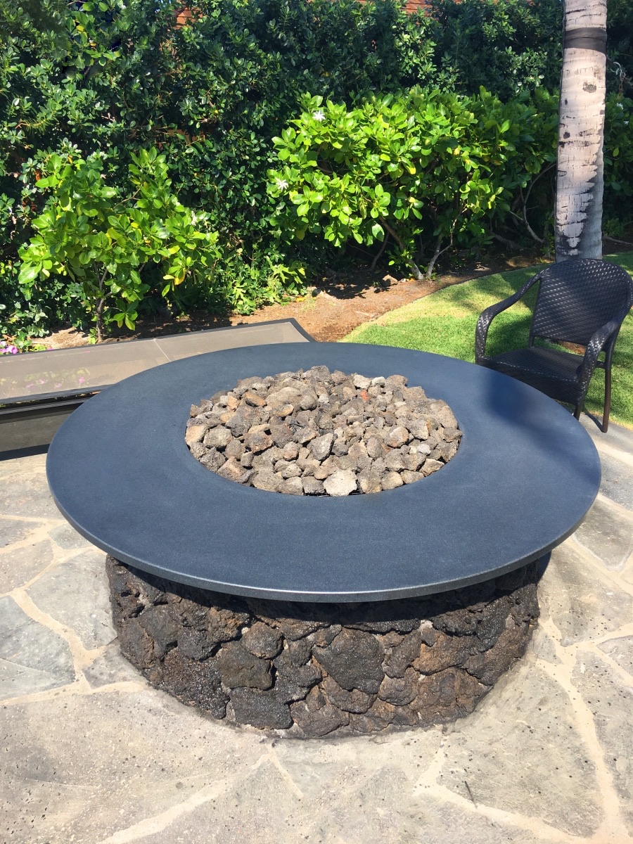 Fire pit — estate setting