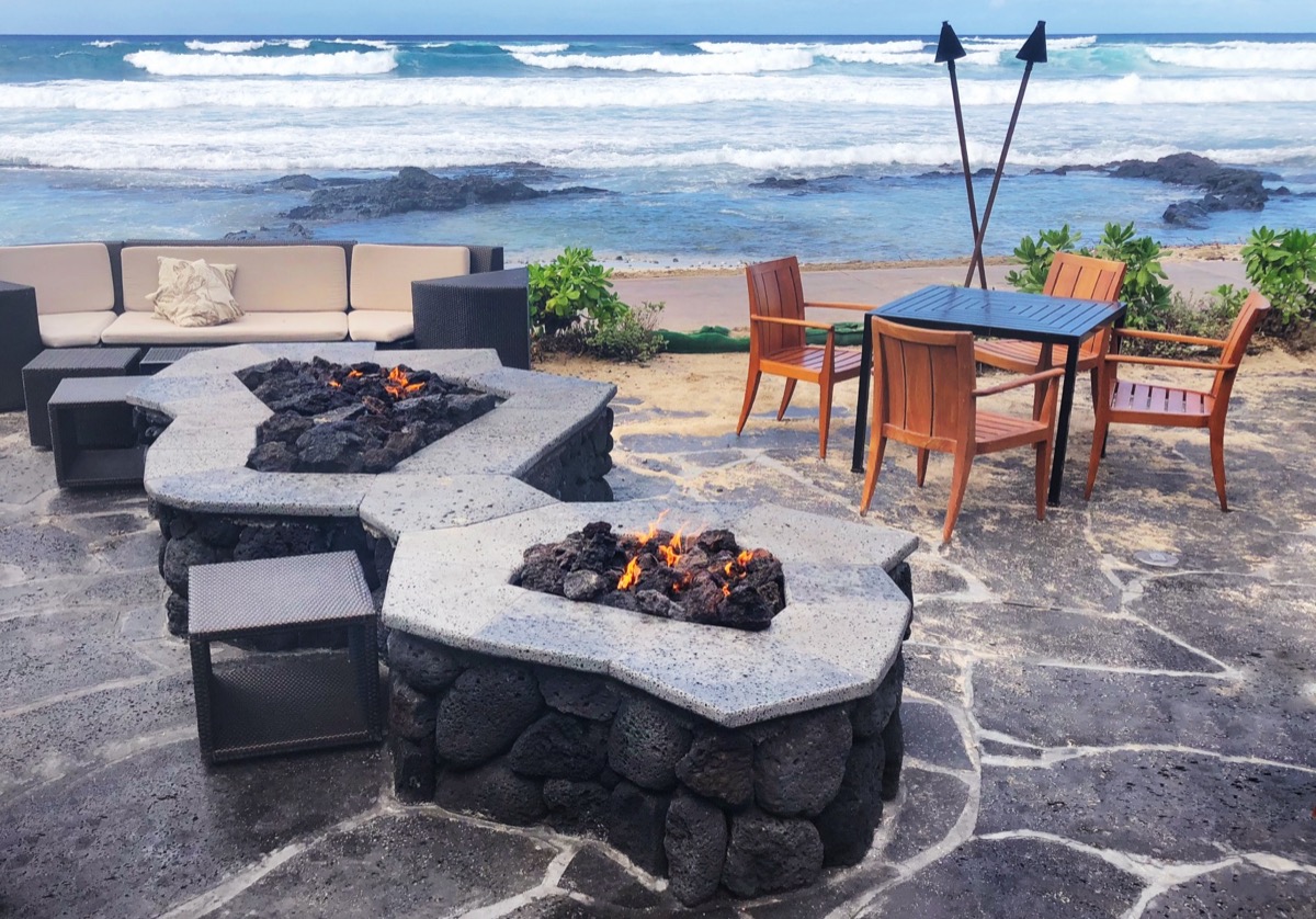 Fire pit — evening ambience