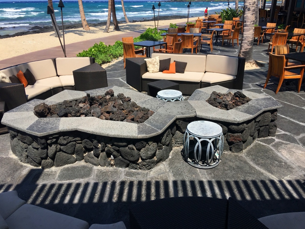 Fire pit — architectural detail
