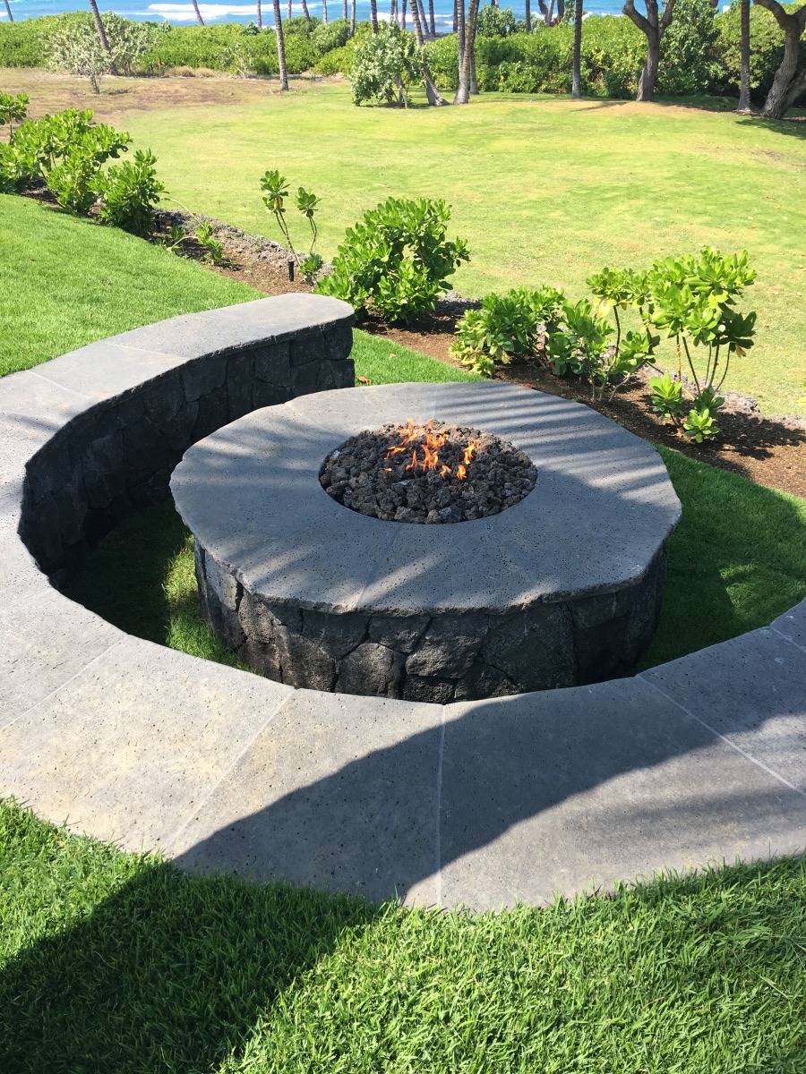 Fire pit — Kona installation