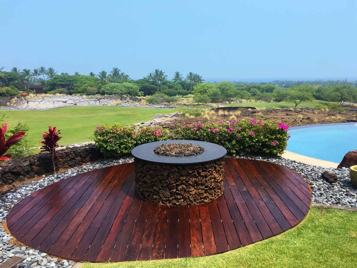 Fire pit — luxury outdoor