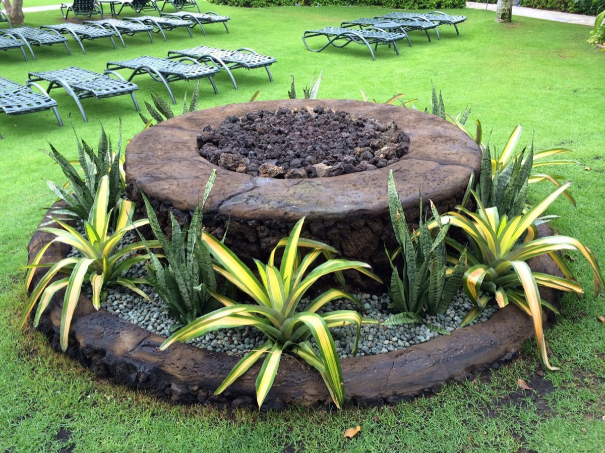 KAZ fire pit close-up