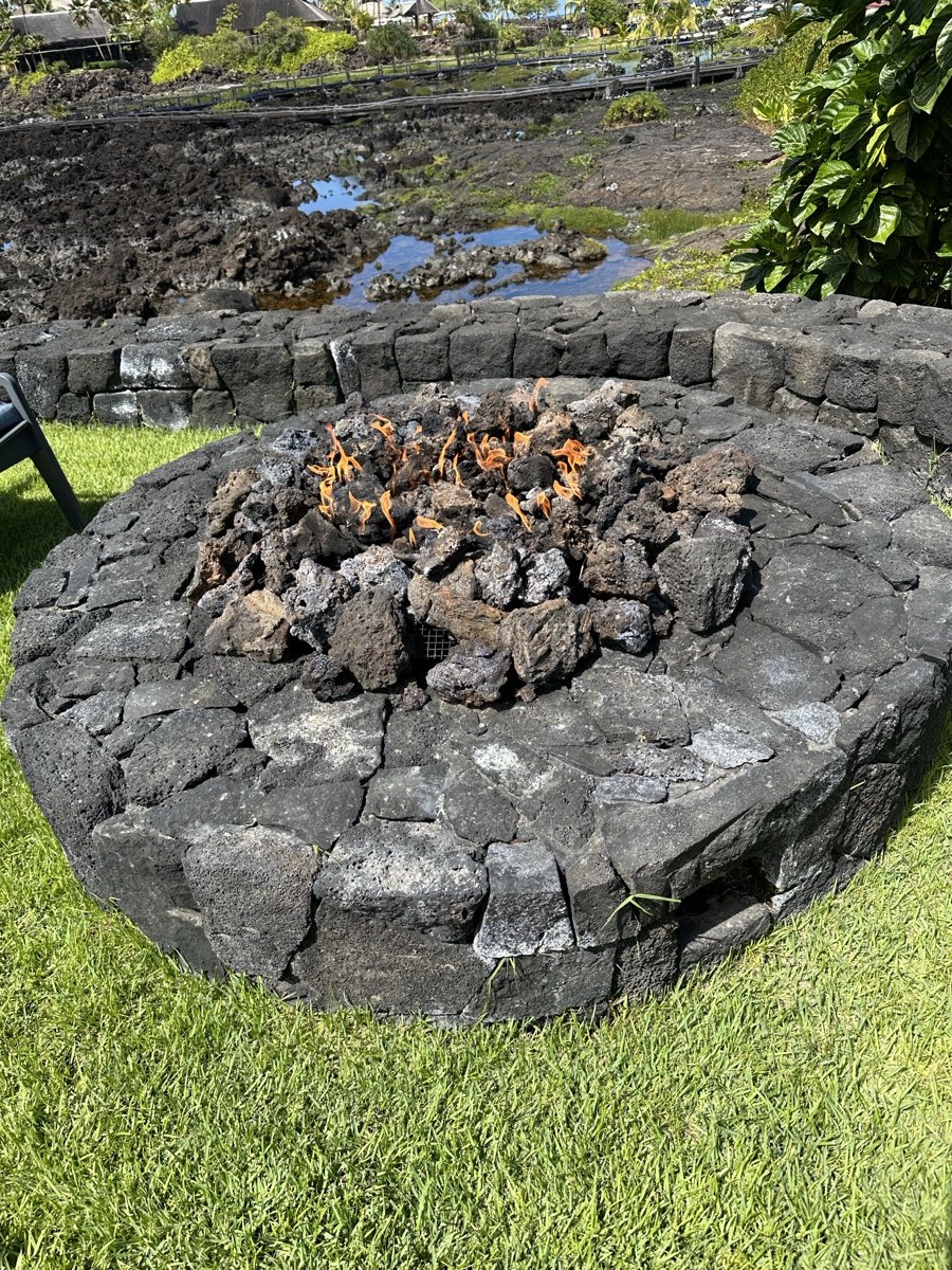 Fire pit — custom installation