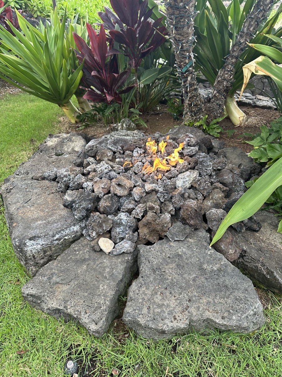Fire pit — garden integration