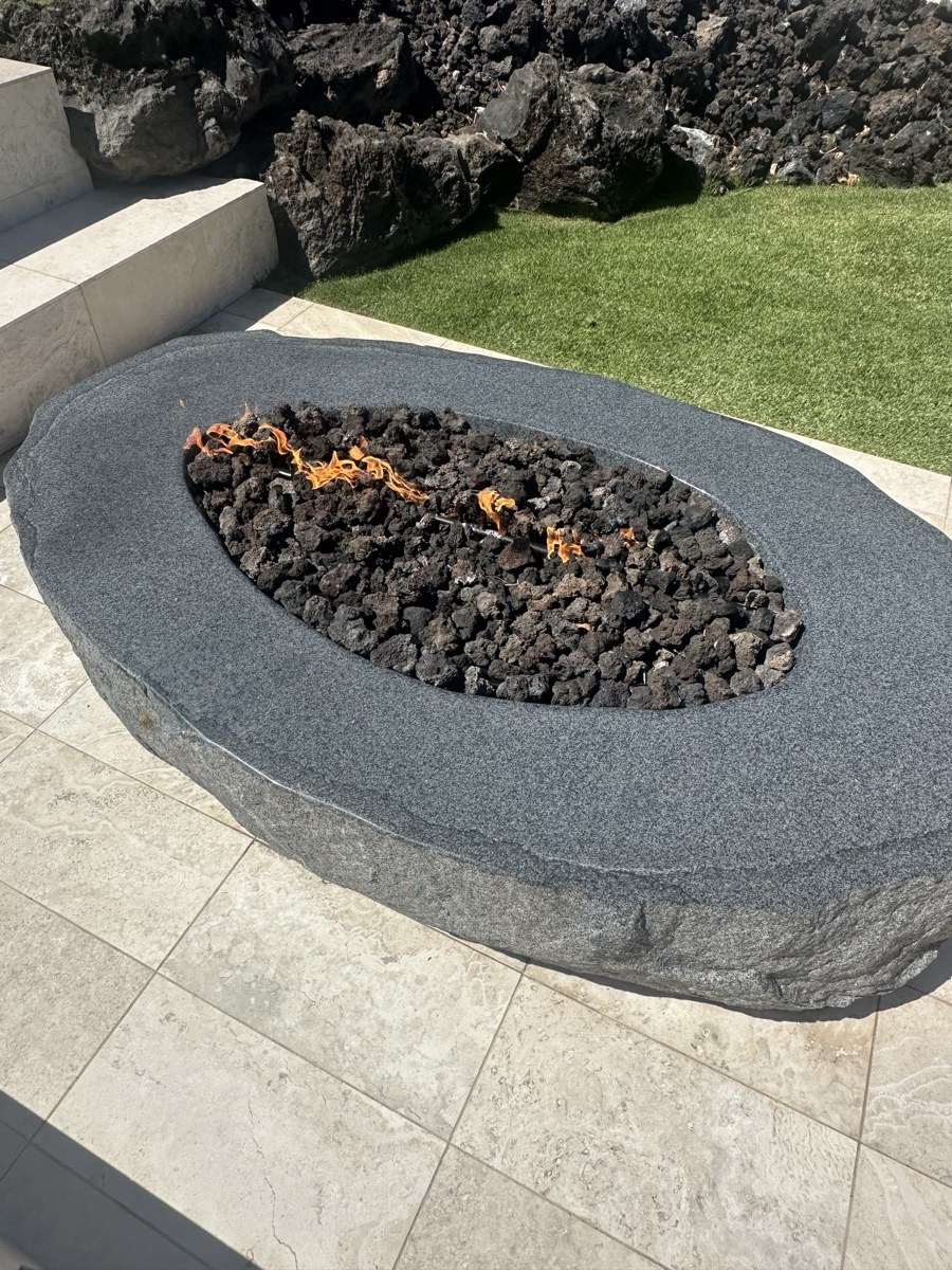 Fire pit — oval design